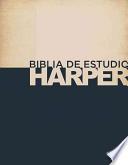 libro Biblia De Estudio Harper