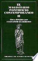 libro El Magisterio Pontificio Contemporáneo. Ii