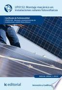 libro Montaje Mecánico En Instalaciones Solares Fotovoltaica. Enae0108
